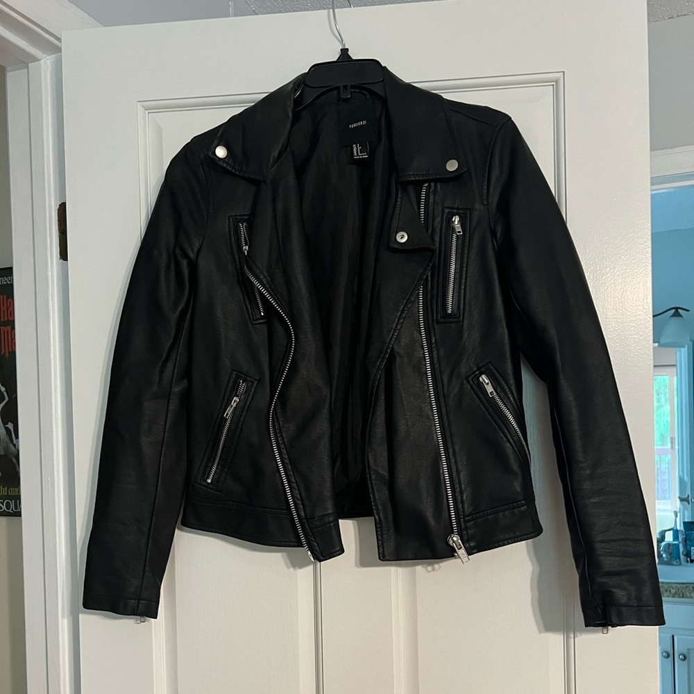 Women's Black Leather Jacket